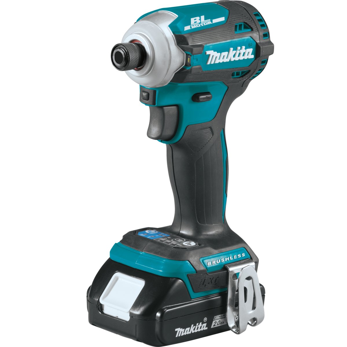 Makita 18V LXT® Lithium-Ion Compact and Lightweight Brushless Cordless Quick-Shift Mode™ 4-Speed Impact Driver Tool Kit with 2.0Ah Battery