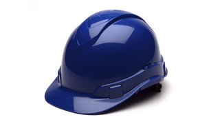 Blue Safety Hard Hat in Ridgeline Cap Style for Enhanced Protection