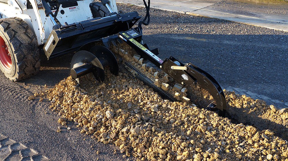 Blue Diamond Skid Steer Heavy - Duty High - Performance Trencher