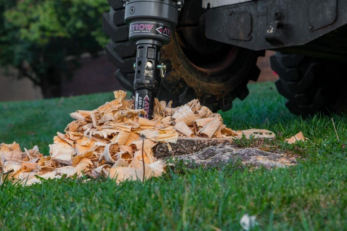 Efficient Auger-style Stump Planers for Tree Stump Removal