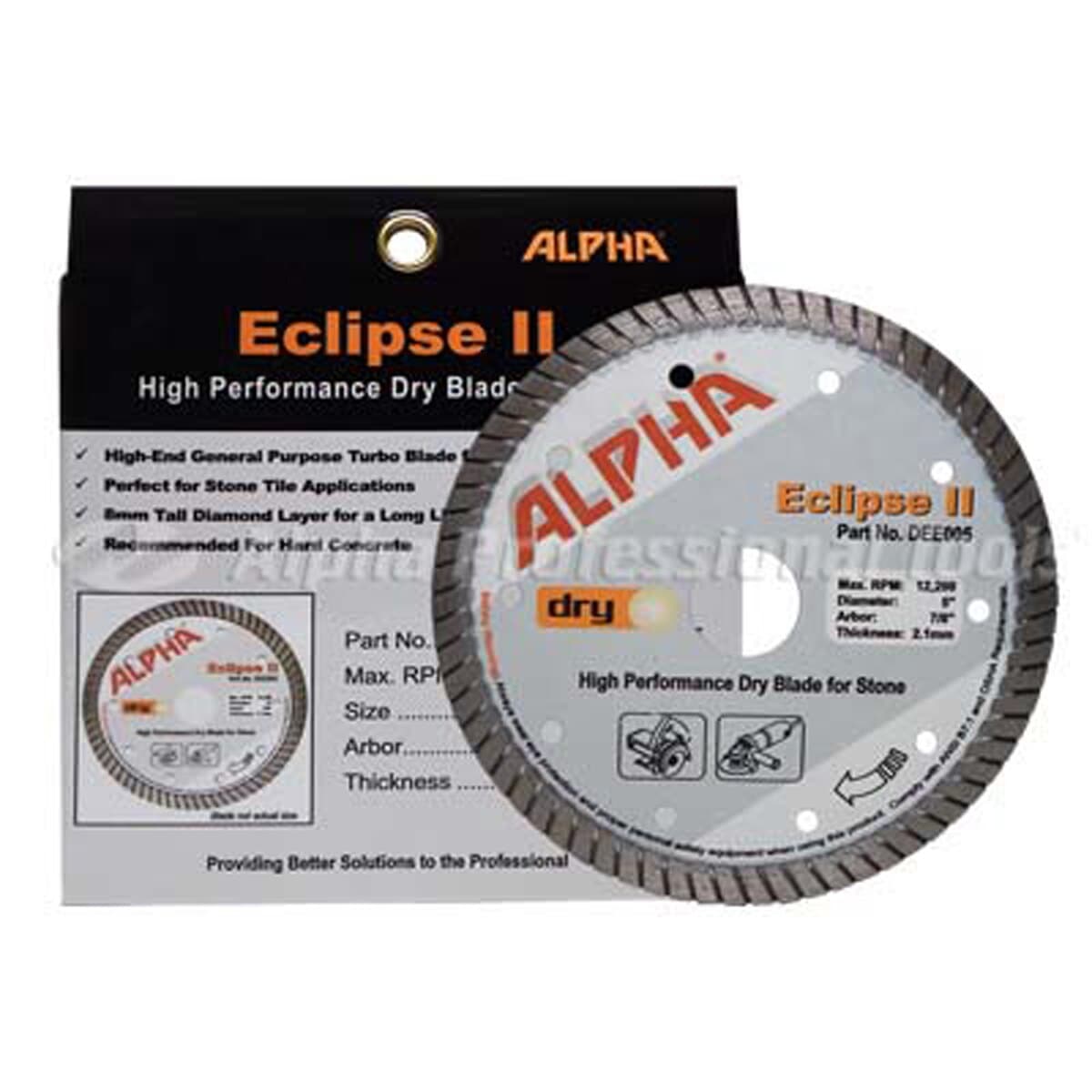 Alpha® Eclipse II: High - Performance Diamond Blade for Common Building Materials