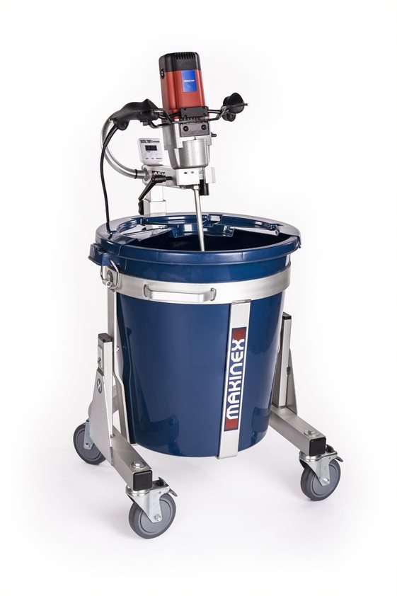 Makinex High - Efficiency Mixing Station for Self - Leveling Cement, Compounds and Epoxies