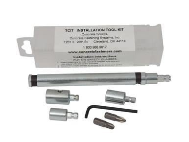 High - Quality Concrete Screw Installation Tool Kit for Precise Crafting