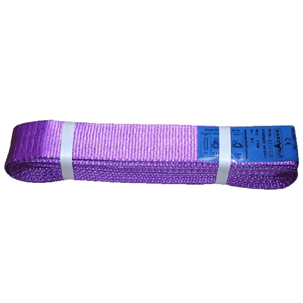 Aardwolf Pair of 1 - Ton Endless Webbing Slings for Lifting Applications