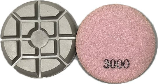 On Sale! 3-Inch Square White Diamond Pads with 3000 Grit