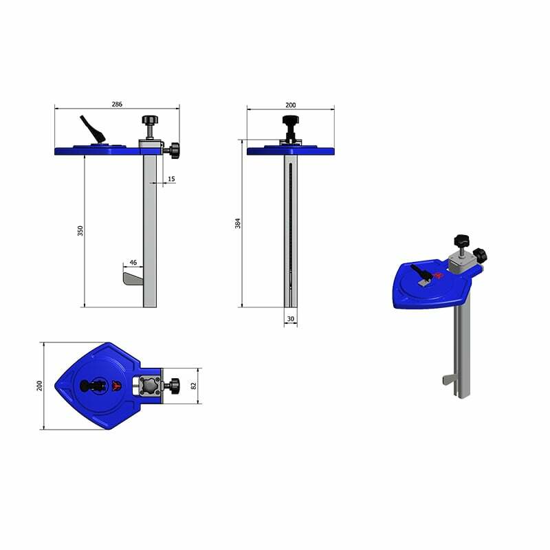 Aardwolf 90-Degree Aluminum Mitre Clamp Set for Precise Fitting and Gluing