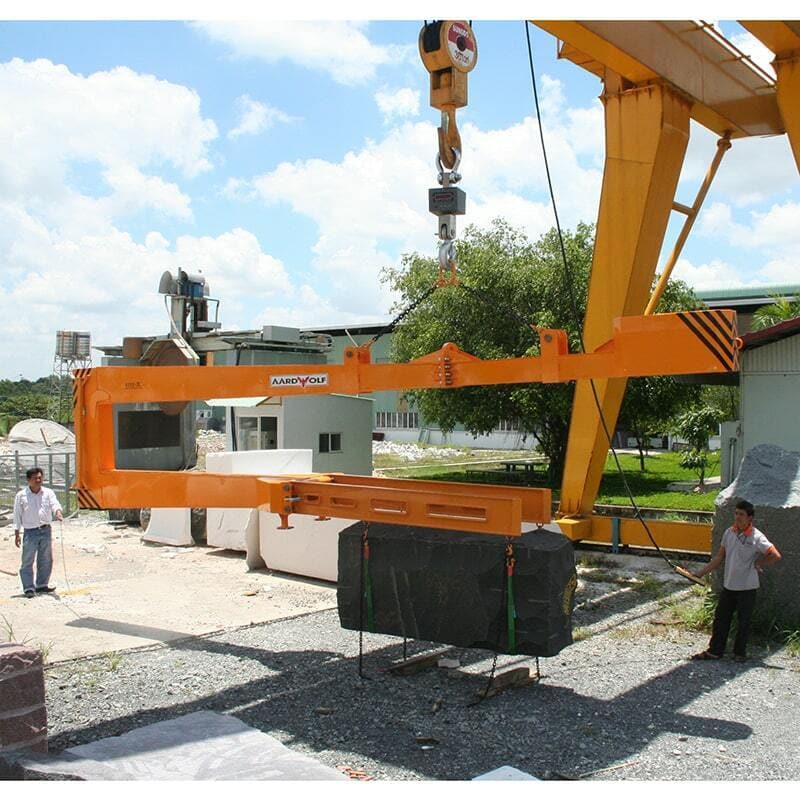 High - Efficiency Aardwolf Slab Bundle Handler for Marble and Granite Crates