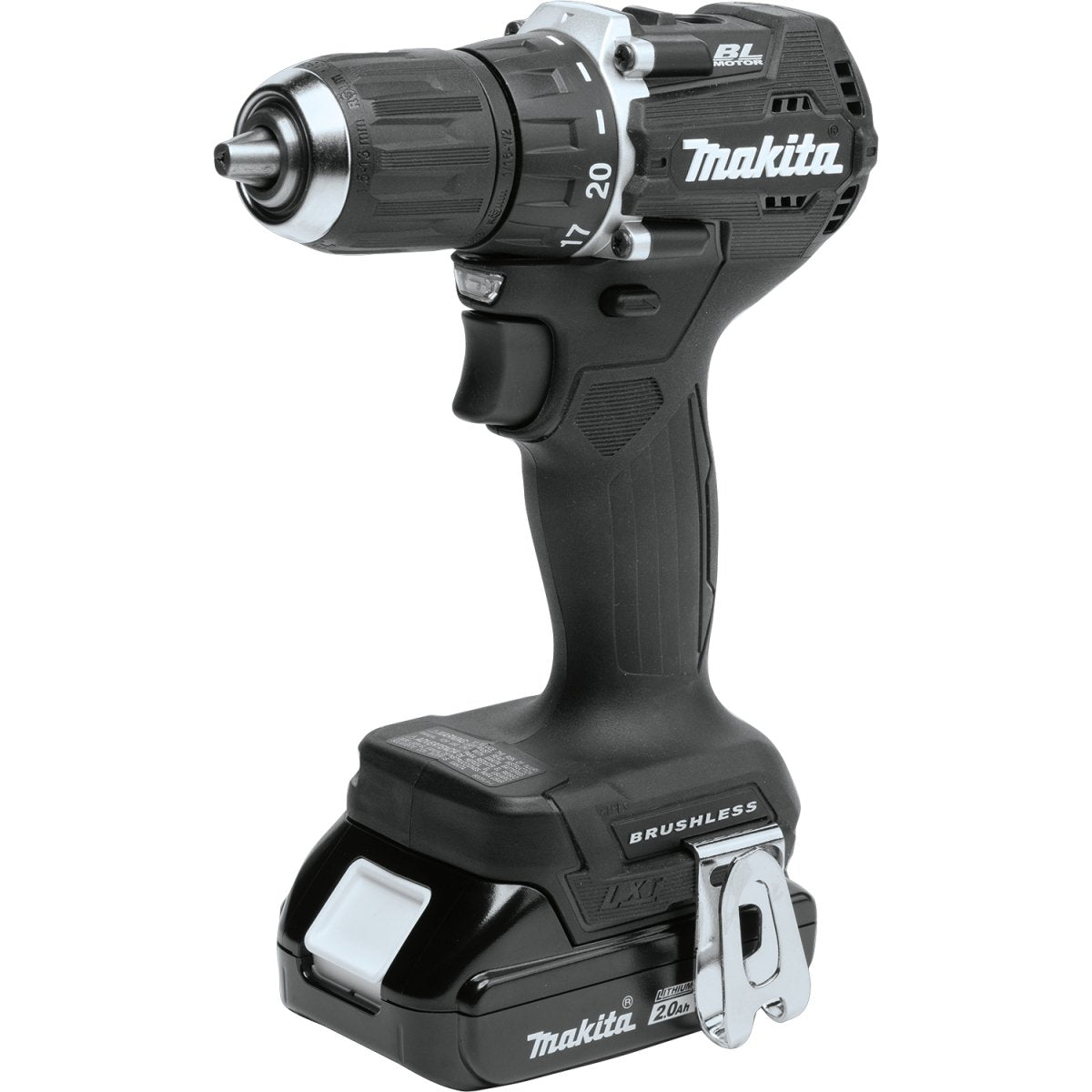 18V LXT® Lithium-Ion Sub-Compact Brushless Cordless 1/2 Inch Driver-Drill Kit with 2.0Ah Batteries for Enhanced Drilling and Driving