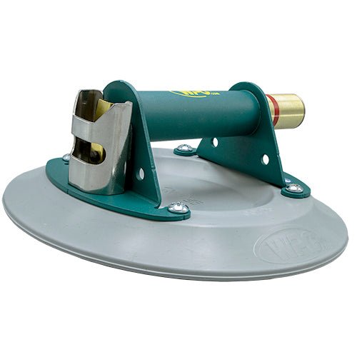 9-Inch Metal-Handle Hand Cup with Low-Marking Vacuum Pad for Flat Surfaces