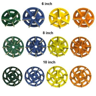 Alpha Summit High - Performance Metal Bond Wheels for Granite Surface Preparation and Polishing