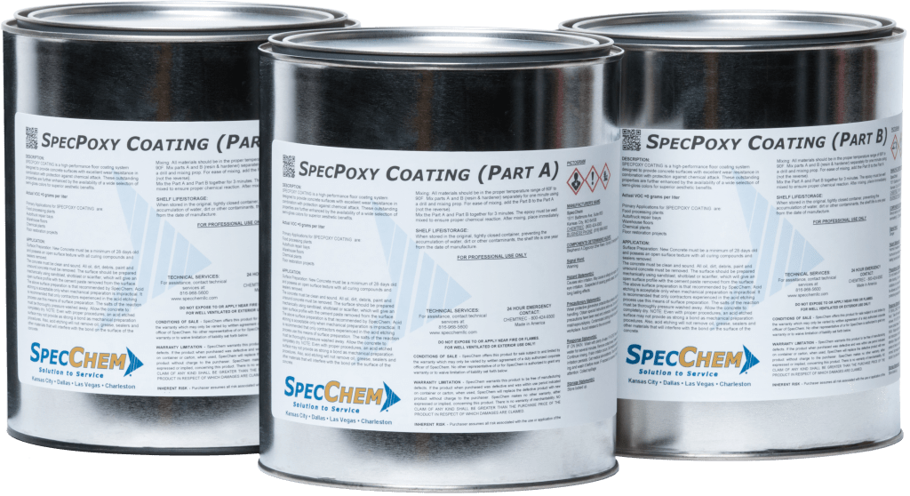 SpecPoxy 100% Solids High-Build Epoxy Coating with Superior Abrasion Resistance