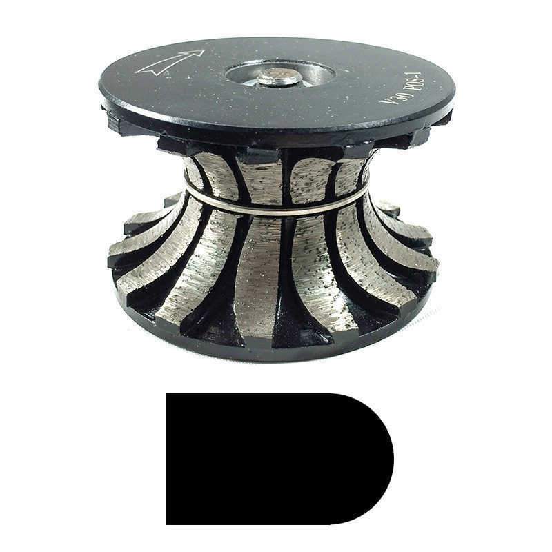 Full Bull Nose Router Bit - Amigo Brand for Granite, Stone and Concrete