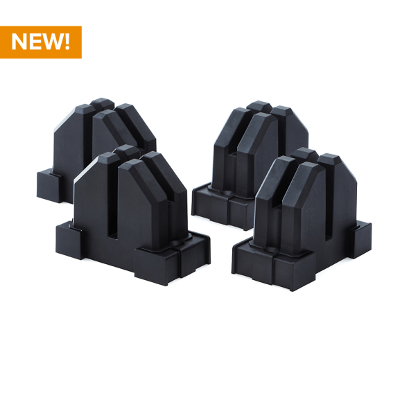 4-Pack Heavy-Duty Plastic Parallel Clamp Blocks for Standard Clamps