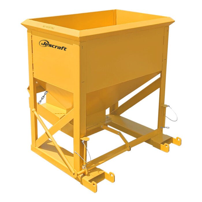 1 Cubic Yard Forked Beam Bucket for Hard - to - Reach Concrete Placement