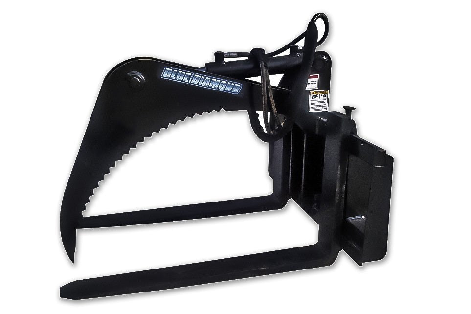 Mini Series Blue Diamond® Grapple Fork - Ideal for Mini Skid Steers