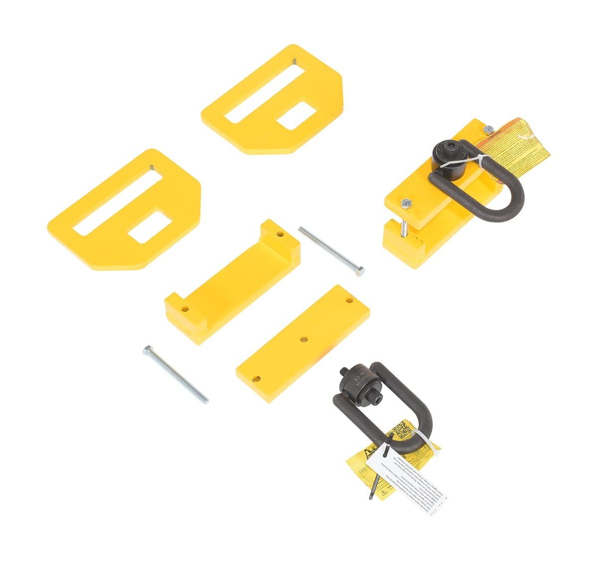 High - Capacity Steel Forklift Tie - Down Clamps for Secure Transport