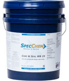SpecChem 25% Solids Water-Based Non-Yellowing Cure & Seal WB 25