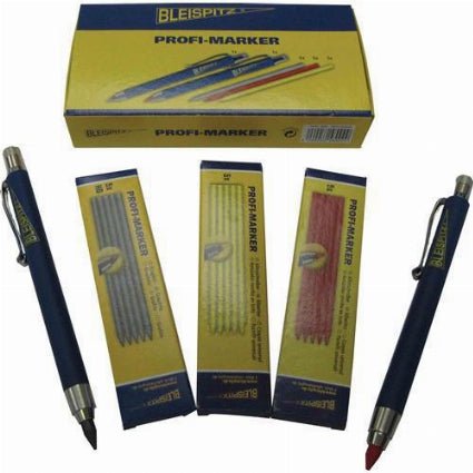 Professional Marker Set for Stone Fabrication - Graphite Color Pen and Omnichrome Wax Markers