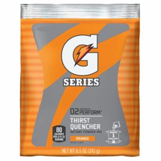 Gatorade G Series 02 Perform® Orange Flavored Instant Thirst - Quencher Powder Concentrate, 8.5 - Ounce Pouch, Yields 1 Gallon, 40 Pouches per Order