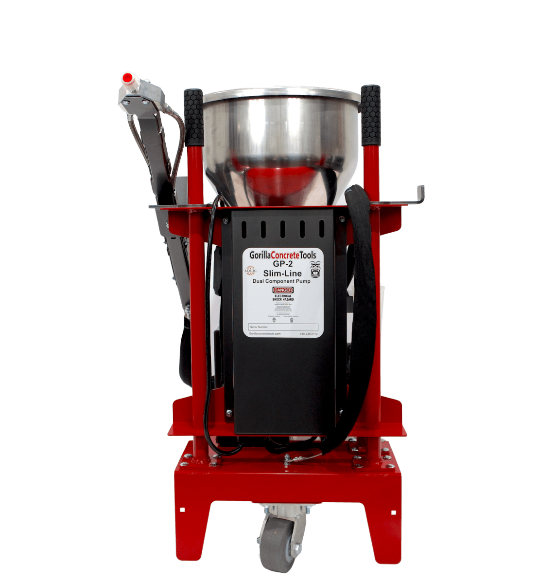 Durable and Mobile GP-2 Slim Dual-Component Polyurea and Epoxy Pump
