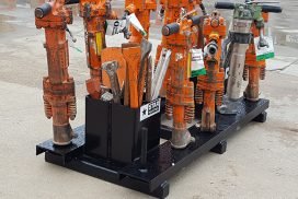 Star Industries 920 Pallet for Safe and Efficient Paver Breaking Tool Storage