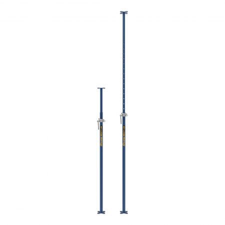 6-Piece Set of Heavy-Duty Adjustable Steel Shoring Posts for Construction