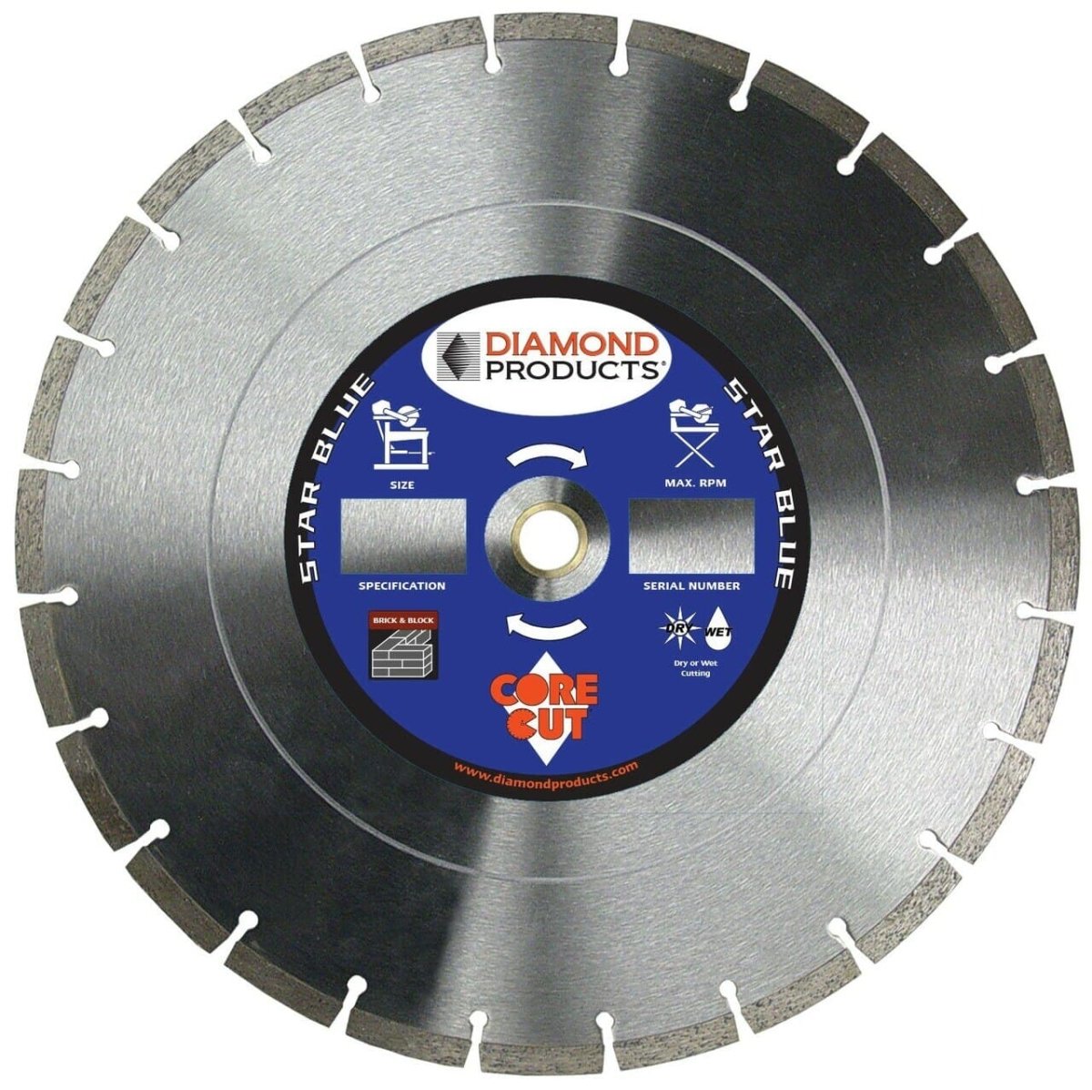 High - Quality Star Blue Segmented Diamond Blade for Masonry Work