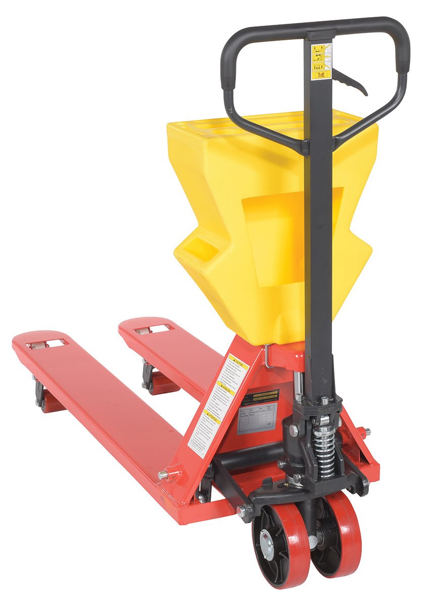 Innovative Pallet Trucks Integrated with Practical P-CADDY Storage Solution
