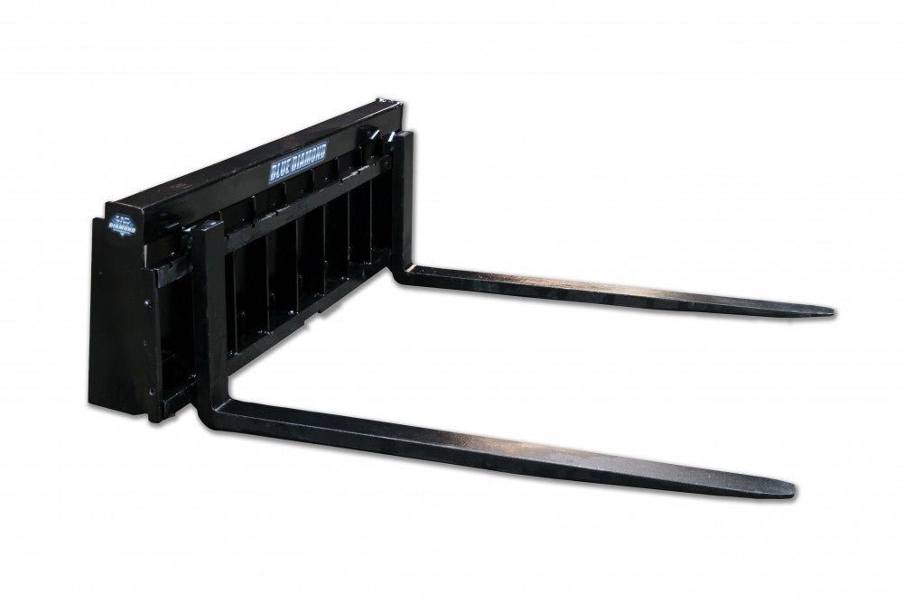Heavy-Duty Wide Frame Pallet Forks with 6,000 Lbs. Capacity