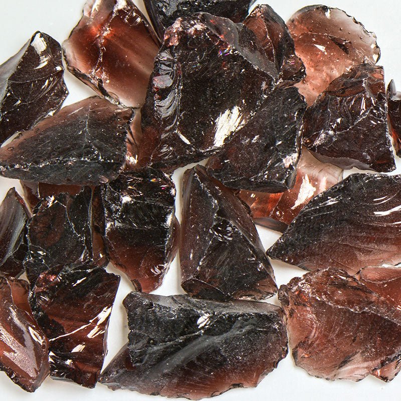 USA-Made Recycled Purple Terrazzo Glass in Various Sizes