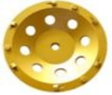 High - Performance PCD Cup Wheel with Segment Protections for Concrete Surface Treatment