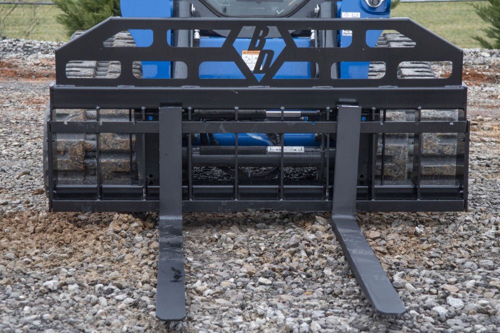 Heavy-Duty Wide Frame Pallet Forks with 6,000 Lbs. Capacity