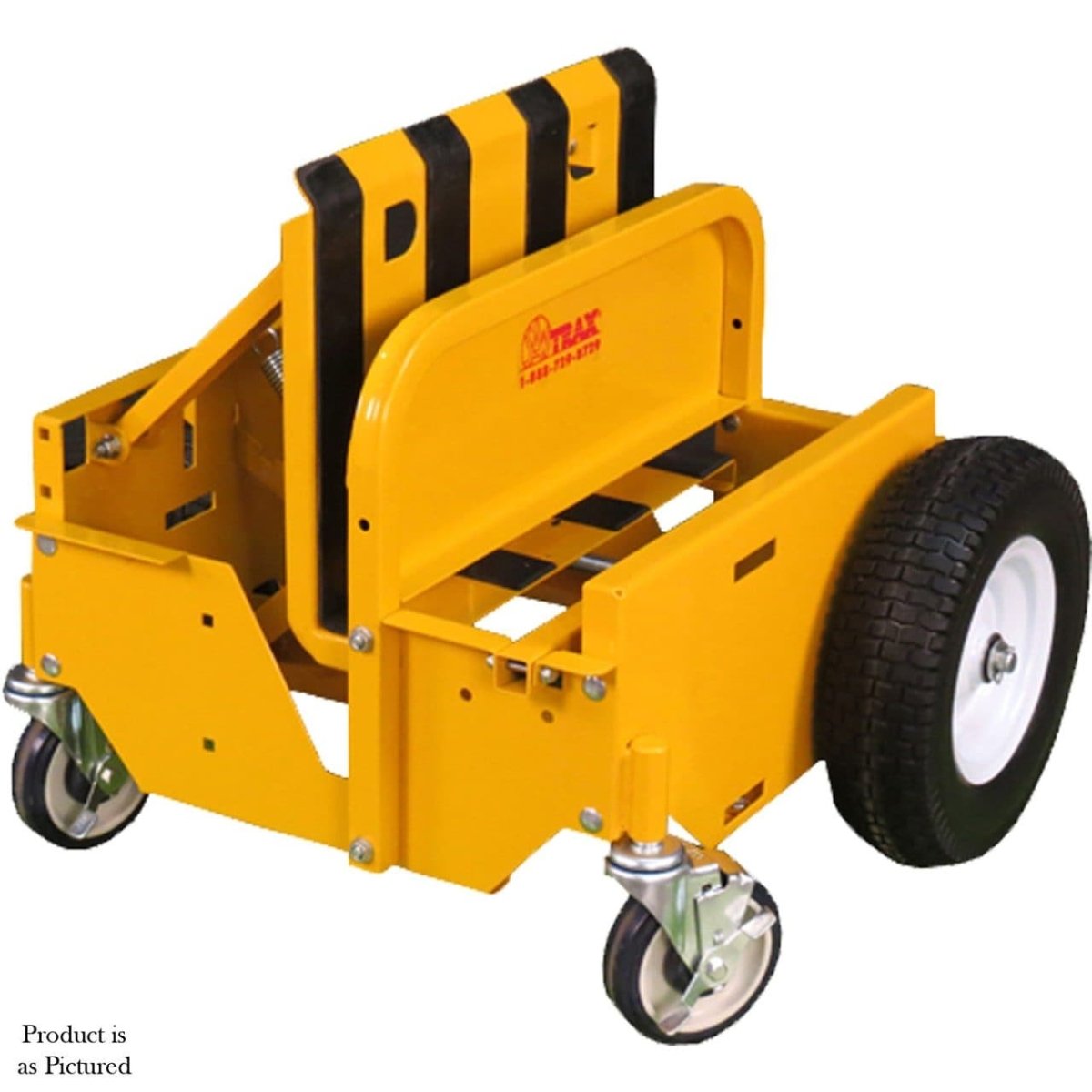 All-Purpose Self-Adjusting All-Terrain Panel, Glass, Drywall, Door, and Plywood Moving Dolly for Efficient Material Handling
