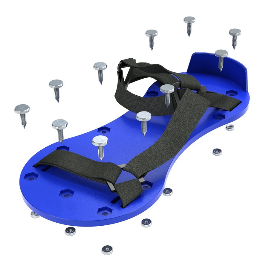 Epoxy Floor Installation Spiked Sandals