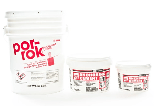Por-Rok® High - Quality Gypsum - Based Cement for Premium Anchoring Purposes