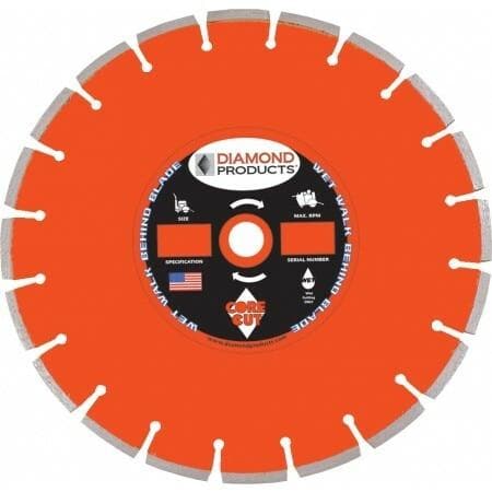 High - Performance Heavy - Duty Orange Cured Concrete Diamond Cutting Blades - H