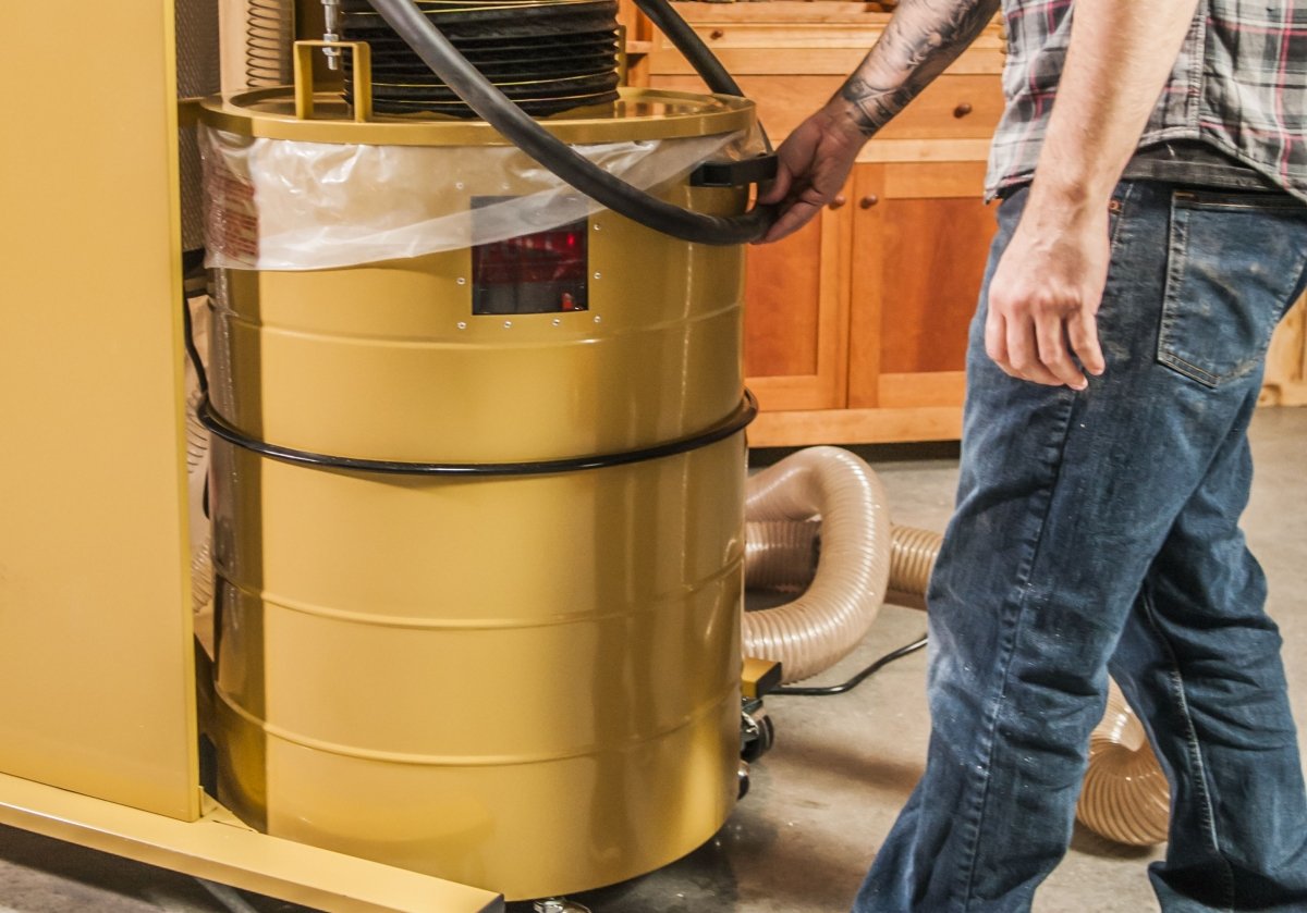 Powermatic PM2200 High - Efficiency Cyclonic Dust Collector with Auto - Cleaning HEPA Filter Kit