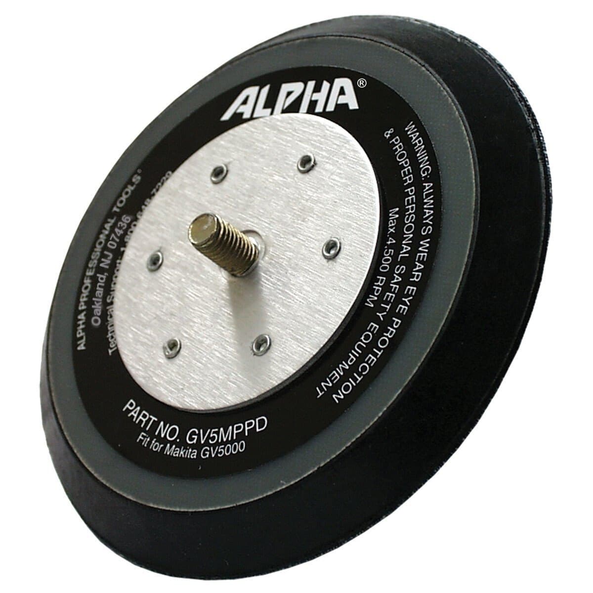 High - Quality Alpha® GV Backer Pads Specifically Designed for Makita GV5000 Sander