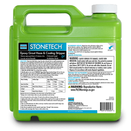 Stonetech Fast-Acting Water-Based Epoxy Grout Haze and Coating Removing Gel