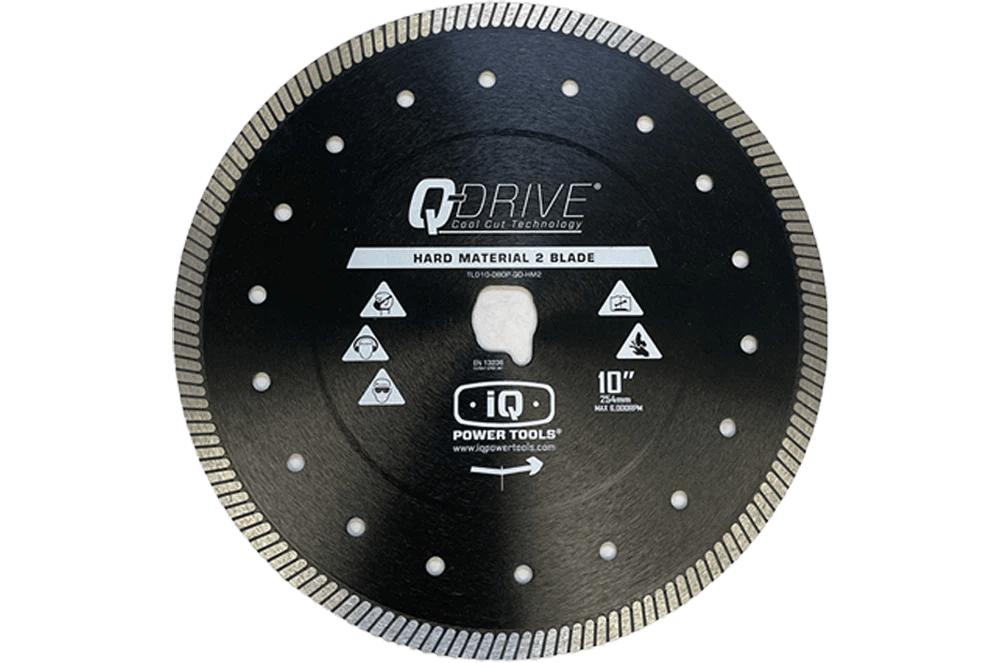 Q-Drive 10-Inch Marble Blade for Efficient Dry Cutting