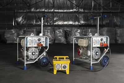 9kW 240V Industrial Portable Generator for Rental Yards, Construction Sites and Rural Areas
