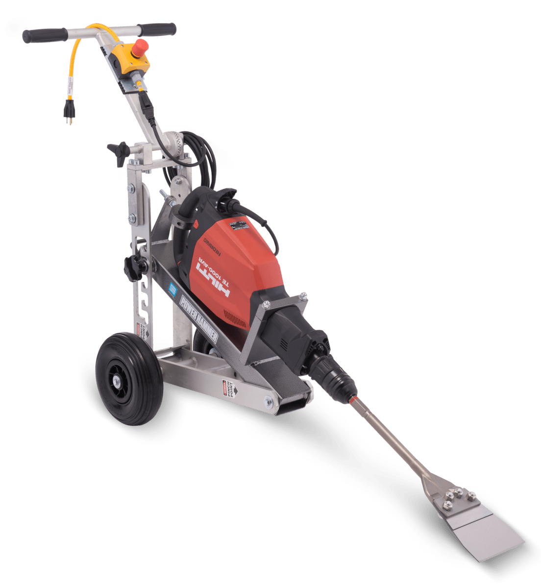 Efficient Power Hammer Trolley for Surface Stripping and Demolition