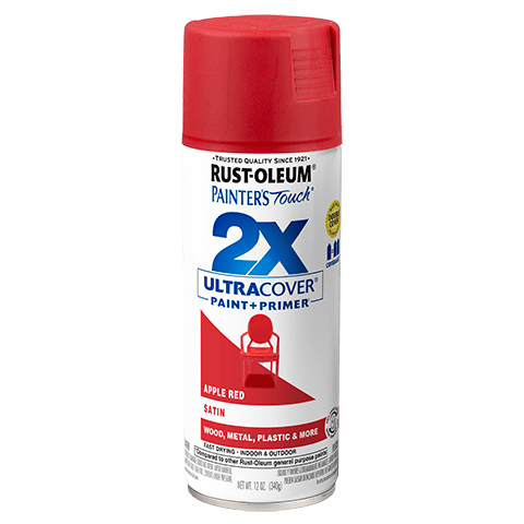 High - Quality Painter's Touch 2X Ultra Cover Satin Finish Spray Paint in 12 - ounce Cans, Pack of 6