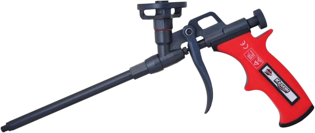 High - Performance Aluminium Spray Foam Gun with PTFE Coating for Precise Insulation and Filling