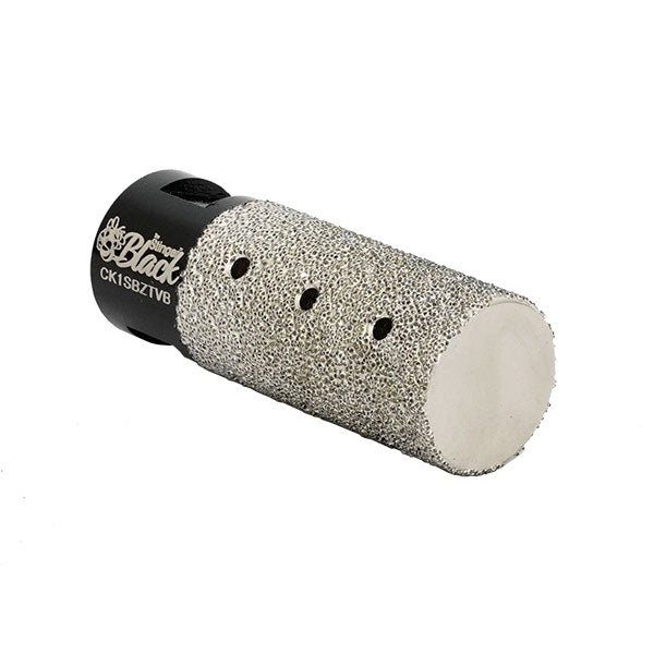 Black STINGER™ Vacuum Brazed 1-Inch Drum Wheels for Hard Stones