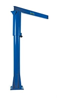 Floor - Mounted Jib Cranes for Various Workstation Applications