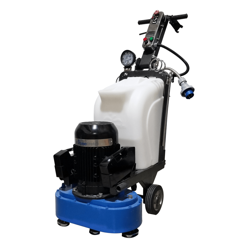 High - Performance Stonecrete Floor Grinder with Two Heads, 7.5 Horsepower, 220V Single - Phase for Medium - Sized Jobs
