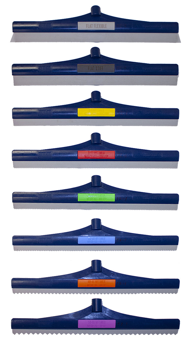 24-inch 5 - 7 Mil High - Speed Squeegee for Concrete Coatings
