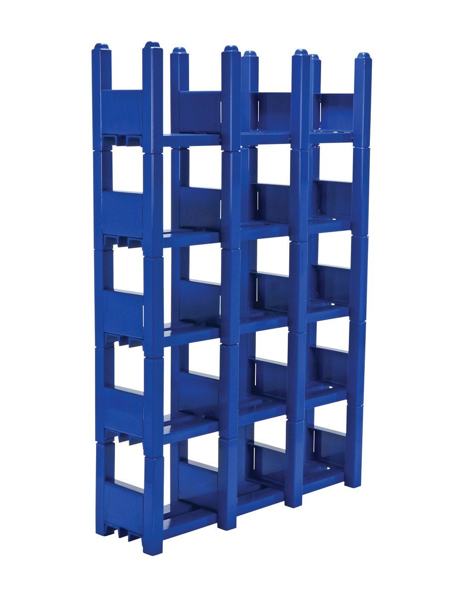Sturdy Stackable Blue Painted Steel Bar Cradles for Heavy Loads