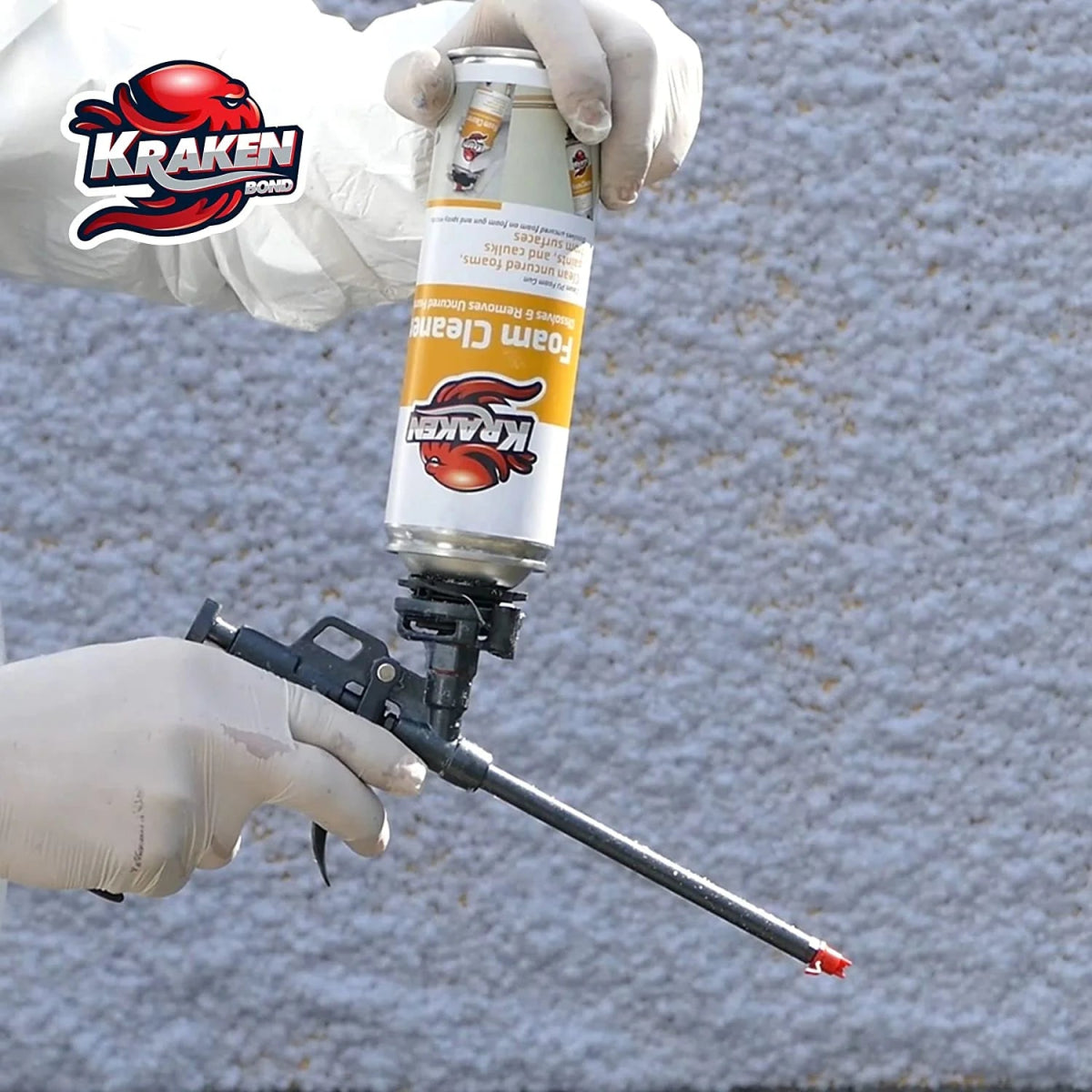 High - Performance Aluminium Spray Foam Gun with PTFE Coating for Precise Insulation and Filling